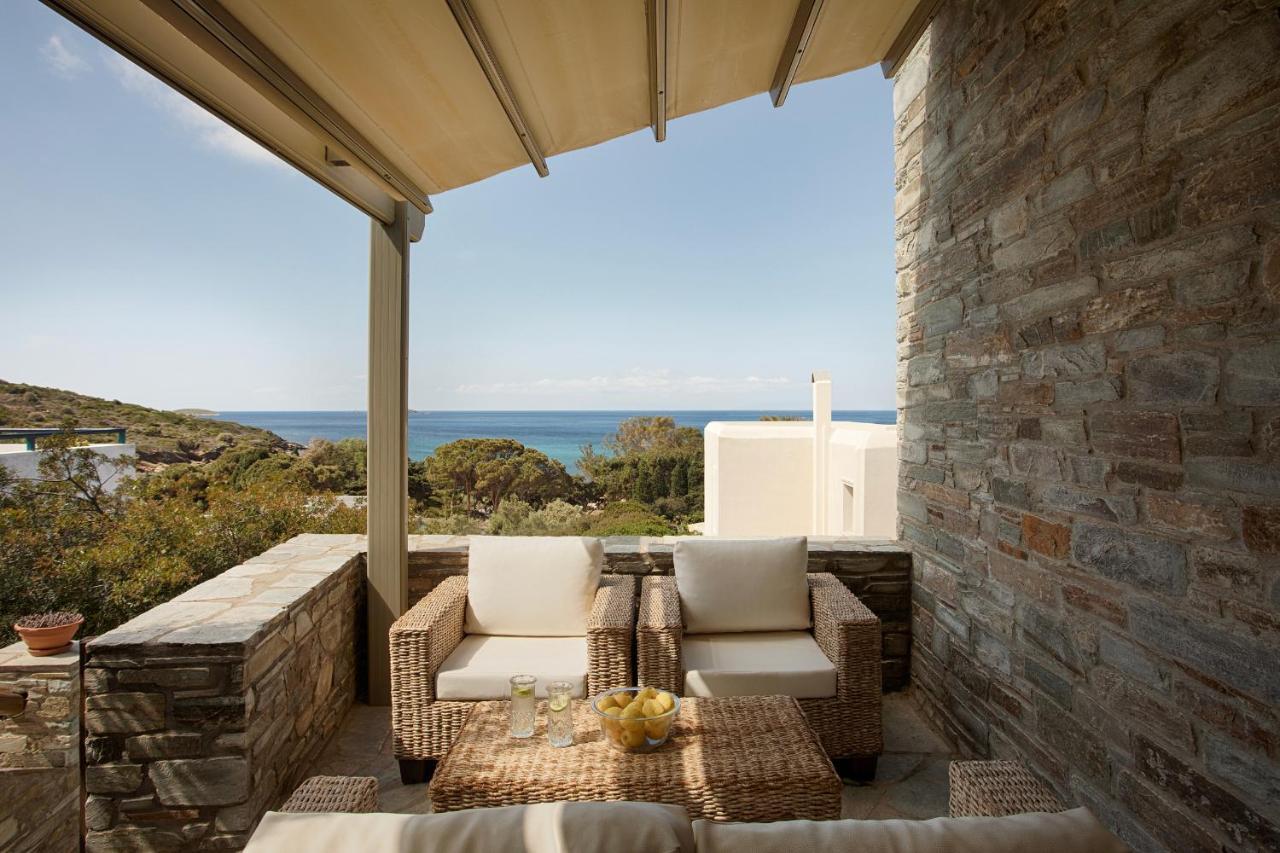 Villa Aithra -Agios Petros Andros Gavrio Esterno foto