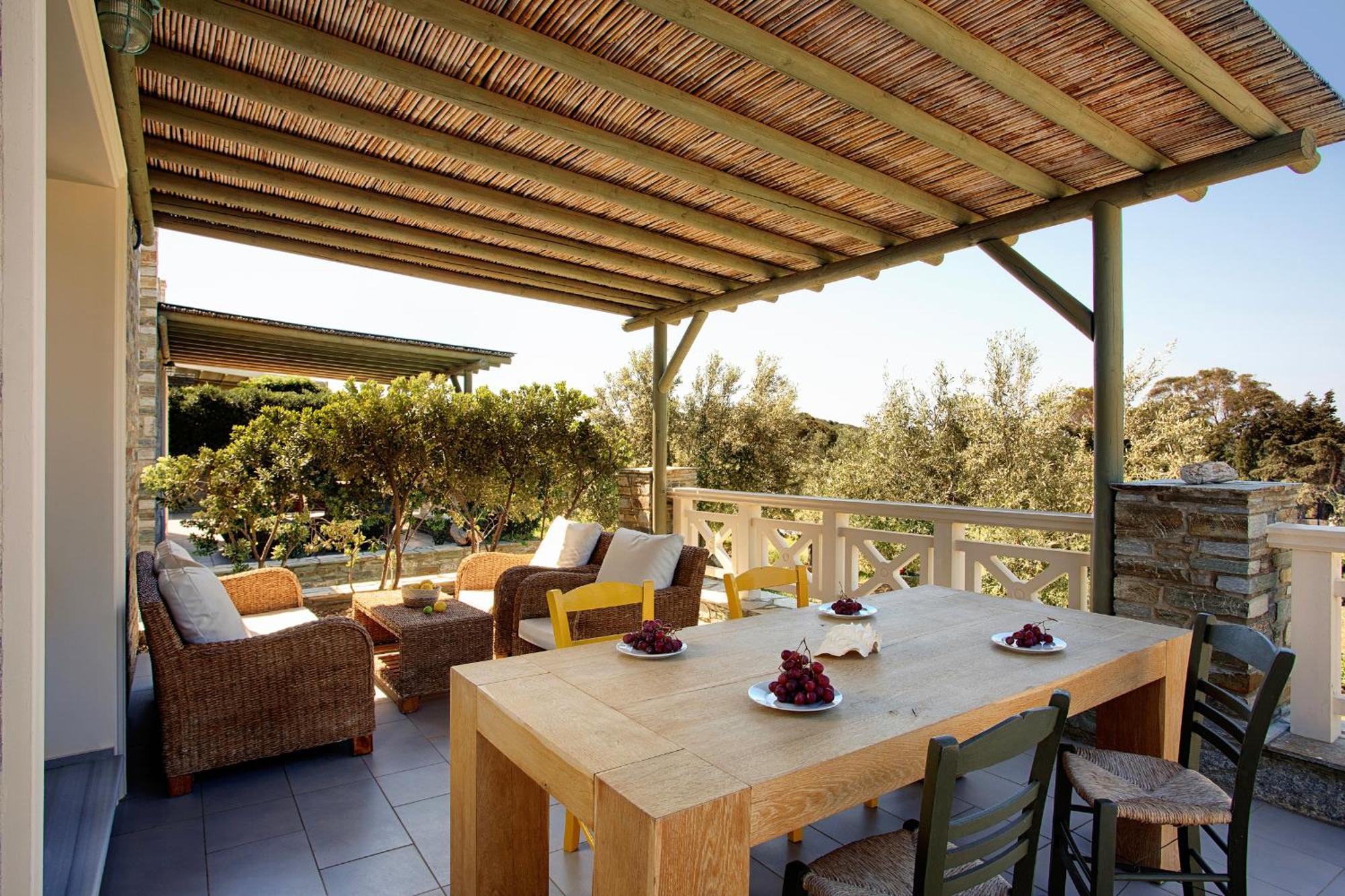 Villa Aithra -Agios Petros Andros Gavrio Esterno foto